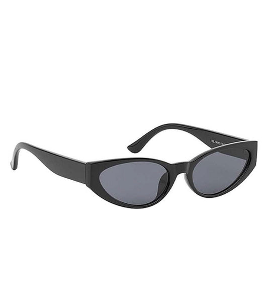 Offset- The Two Tone Oval Edge Cat Eye Sunglasses 6 Colors Other Blue Black / O/S