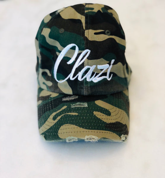 Camo Vintage Clazi Logo Hat